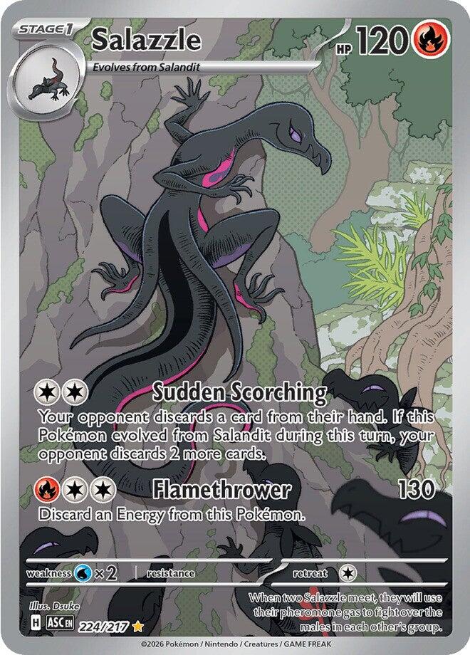 Salazzle (224/217) [Mega Evolution: Ascended Heroes] | Chromatic Games