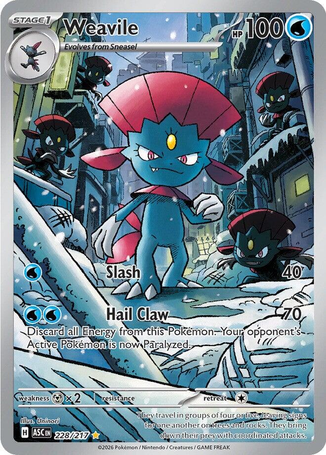 Weavile (228/217) [Mega Evolution: Ascended Heroes] | Chromatic Games