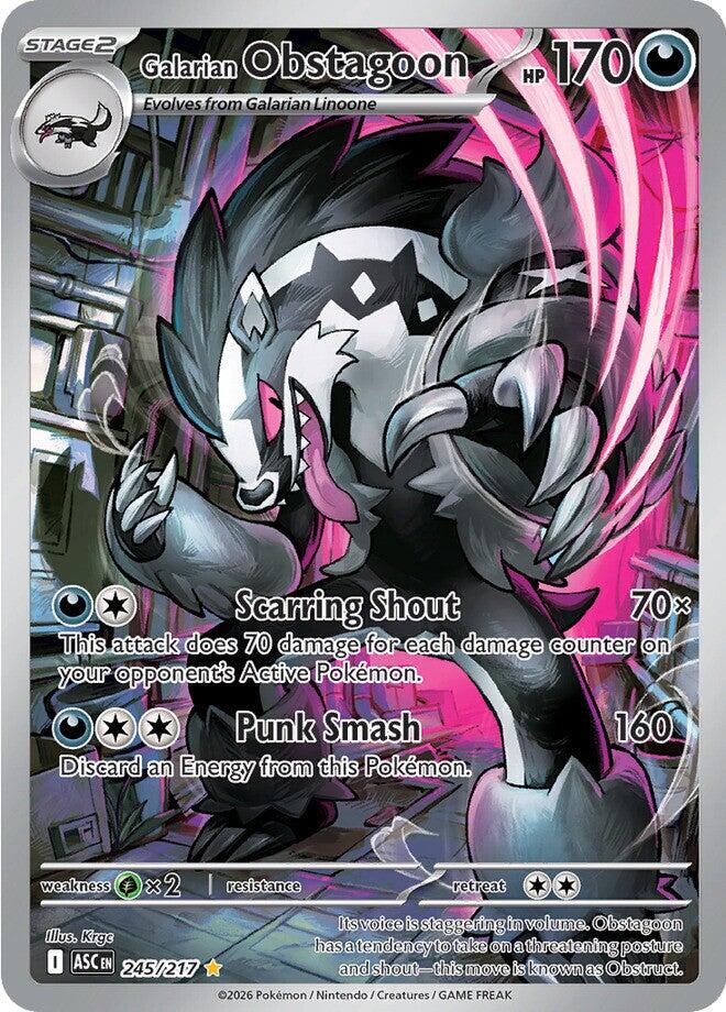 Galarian Obstagoon (245/217) [Mega Evolution: Ascended Heroes] | Chromatic Games