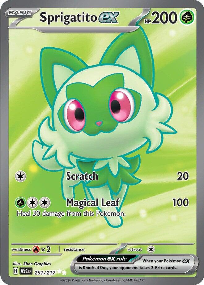 Sprigatito ex (251/217) [Mega Evolution: Ascended Heroes] | Chromatic Games