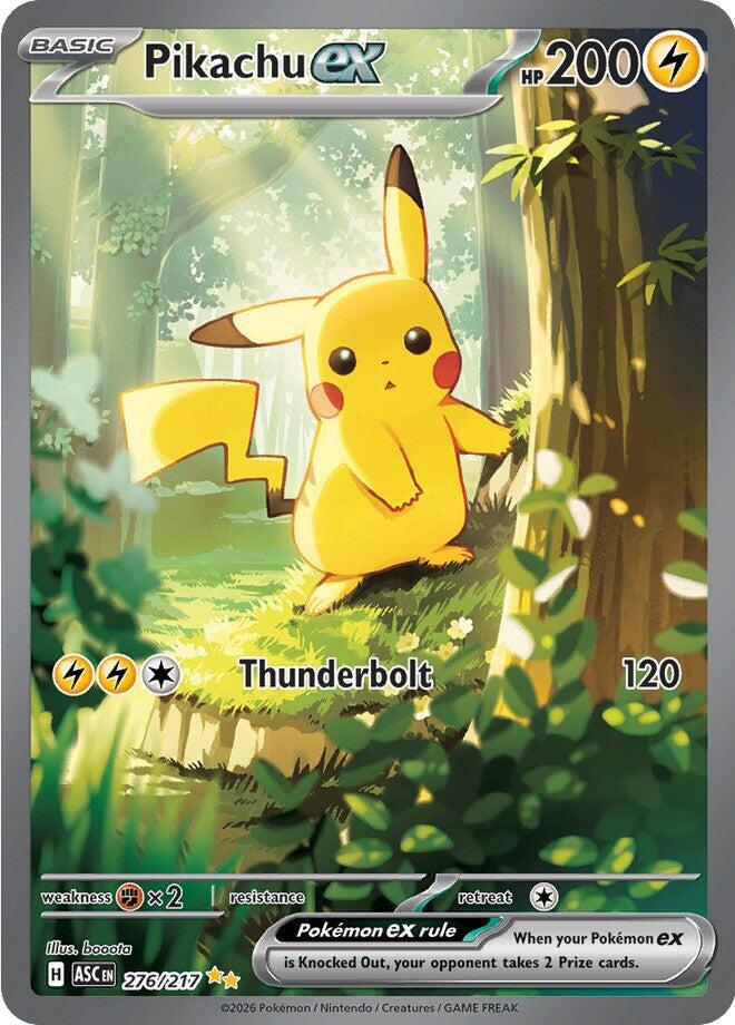 Pikachu ex (276/217) [Mega Evolution: Ascended Heroes] | Chromatic Games