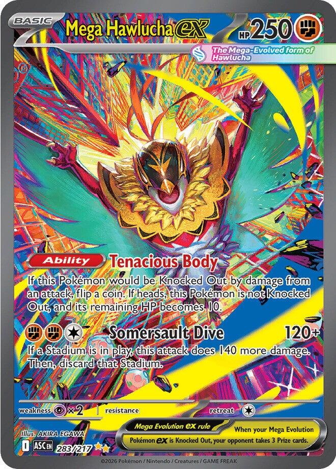 Mega Hawlucha ex (283/217) [Mega Evolution: Ascended Heroes] | Chromatic Games