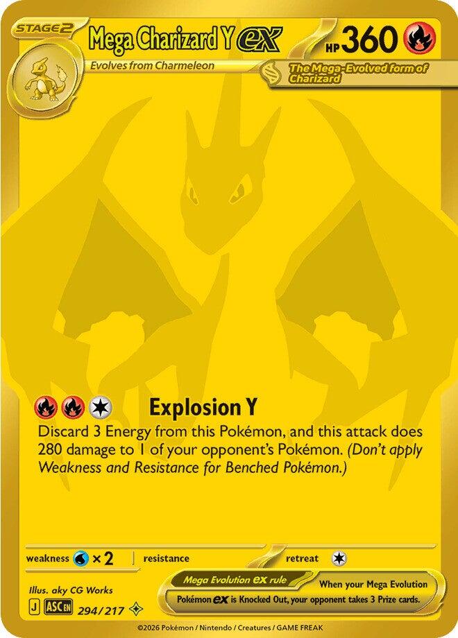 Mega Charizard Y ex (294/217) [Mega Evolution: Ascended Heroes] | Chromatic Games