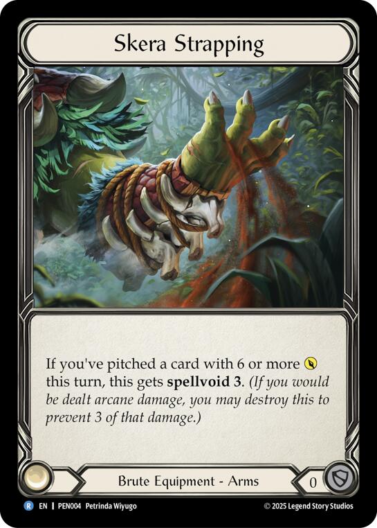 Skera Strapping [PEN004] (Compendium of Rathe)  Cold Foil | Chromatic Games