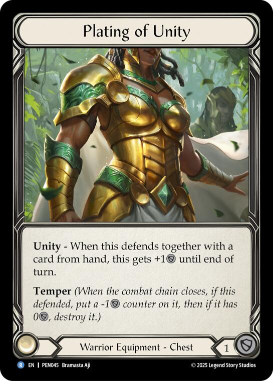 Plating Of Unity [PEN045] (Compendium of Rathe)  Cold Foil | Chromatic Games
