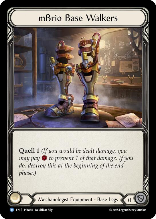 Mbrio Base Walkers [PEN061] (Compendium of Rathe)  Cold Foil | Chromatic Games