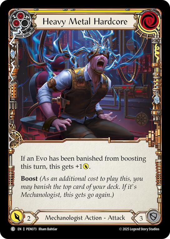 Heavy Metal Hardcore (Yellow) (Regular) [PEN073] (Compendium of Rathe) | Chromatic Games