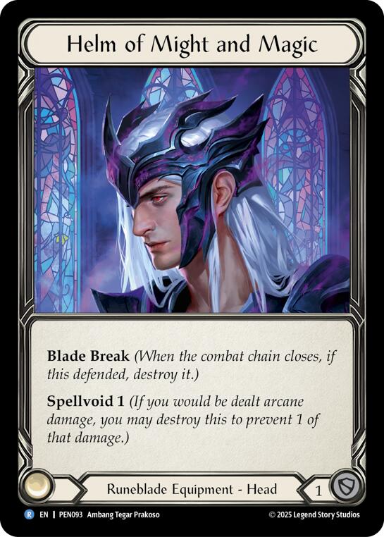 Helm Of Might And Magic [PEN093] (Compendium of Rathe)  Cold Foil | Chromatic Games