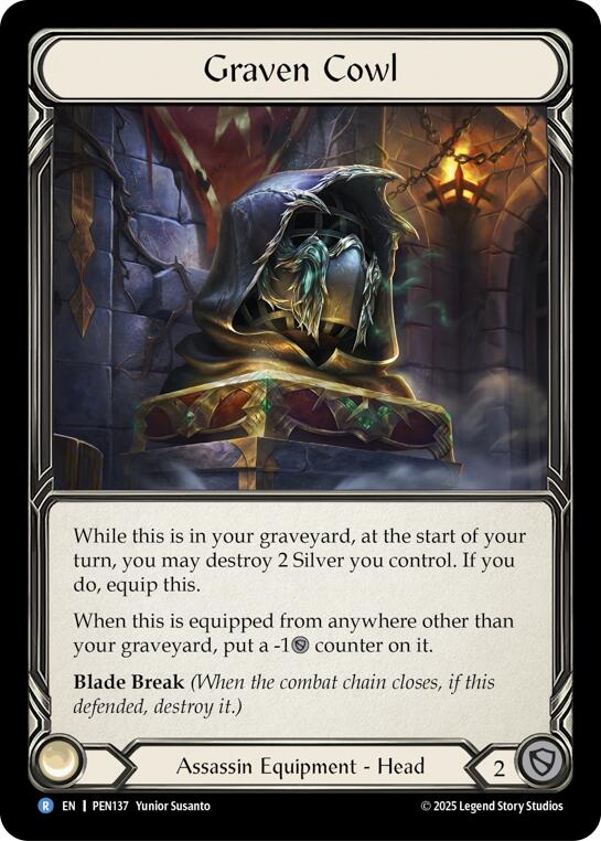 Graven Cowl [PEN137] (Compendium of Rathe)  Cold Foil | Chromatic Games