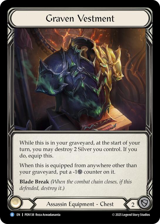Graven Vestment [PEN138] (Compendium of Rathe) | Chromatic Games