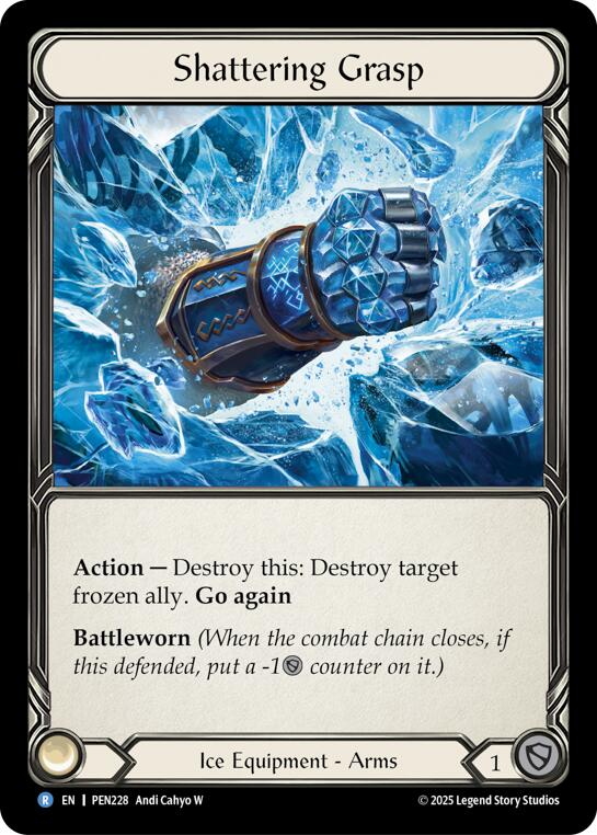 Shattering Grasp [PEN228] (Compendium of Rathe)  Cold Foil | Chromatic Games