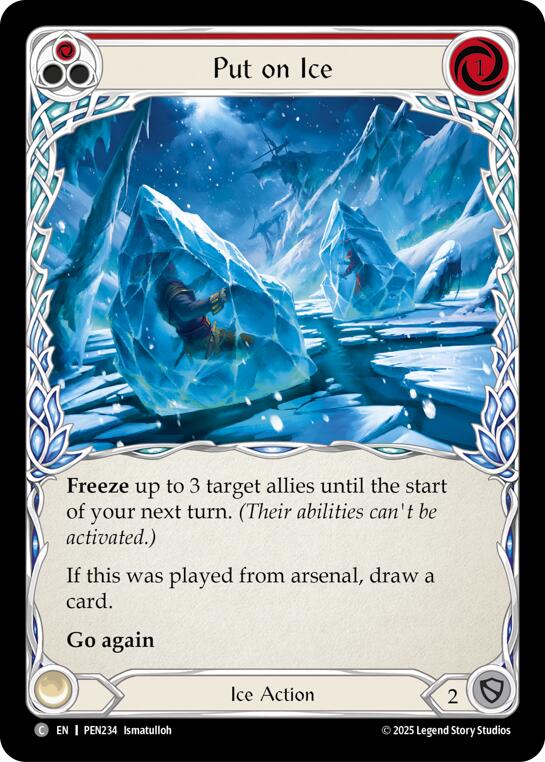 Put On Ice (Red) (Regular) [PEN234] (Compendium of Rathe) | Chromatic Games