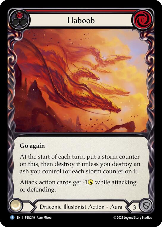 Haboob (Red) (Rainbow Foil) [PEN249] (Compendium of Rathe)  Rainbow Foil | Chromatic Games