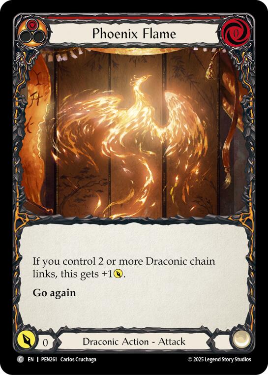 Phoenix Flame (Red) (Regular) [PEN261] (Compendium of Rathe) | Chromatic Games