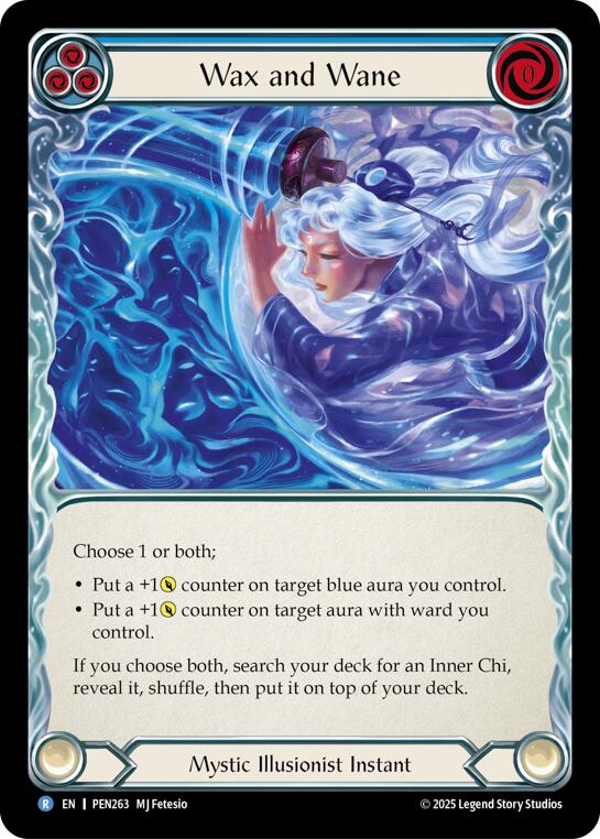 Wax And Wane (Blue) (Regular) [PEN263] (Compendium of Rathe) | Chromatic Games