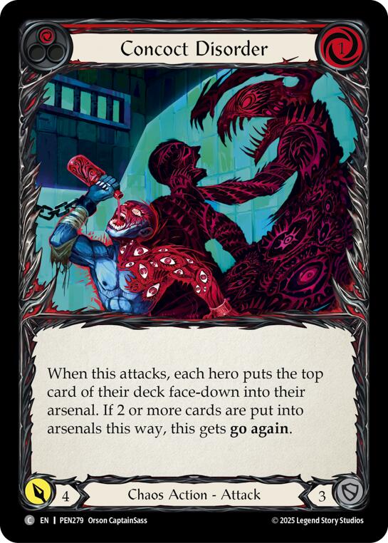 Concoct Disorder (Red) (Regular) [PEN279] (Compendium of Rathe) | Chromatic Games