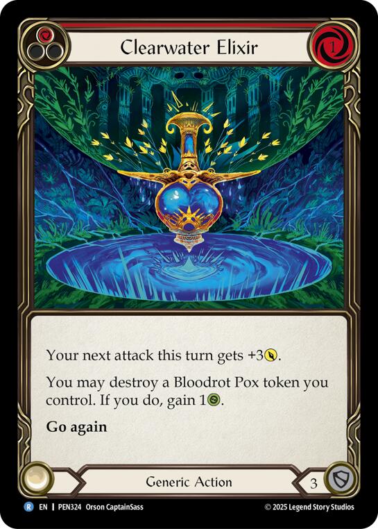 Clearwater Elixir (Red) (Regular) [PEN324] (Compendium of Rathe) | Chromatic Games