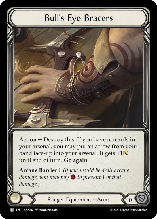 Bull's Eye Bracers [SAZ007] (Silver Age Chapter 2) | Chromatic Games