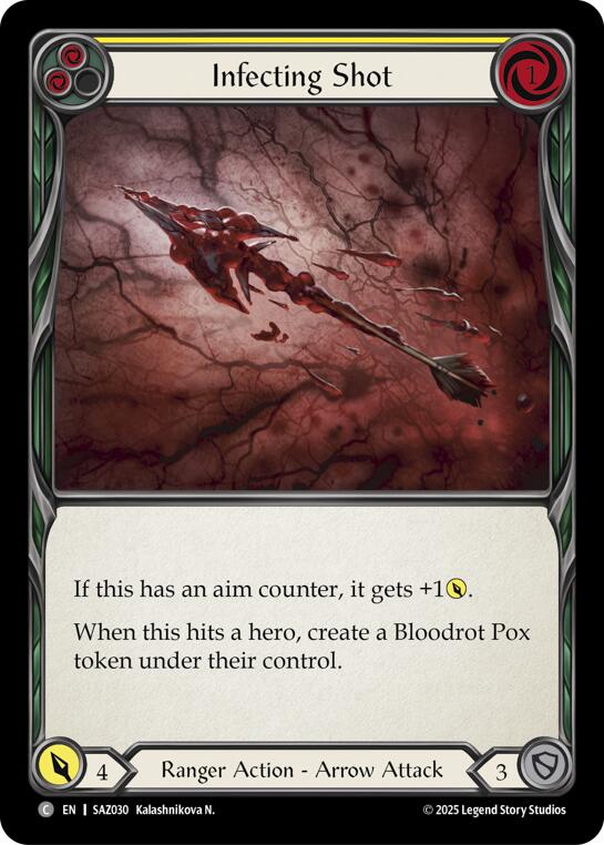 Infecting Shot (Yellow) (Regular) [SAZ030] (Silver Age Chapter 2) | Chromatic Games