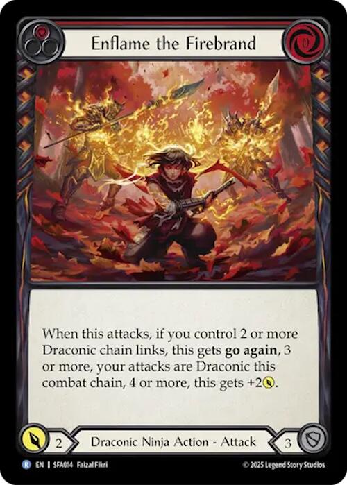 Enflame the Firebrand [SFA014] (Silver Age Chapter 2) | Chromatic Games