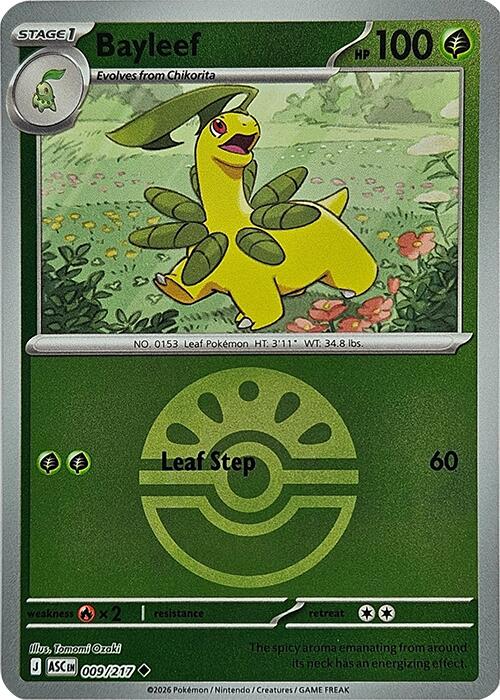 Bayleef (009/217) (Friend Ball) [Mega Evolution: Ascended Heroes] | Chromatic Games