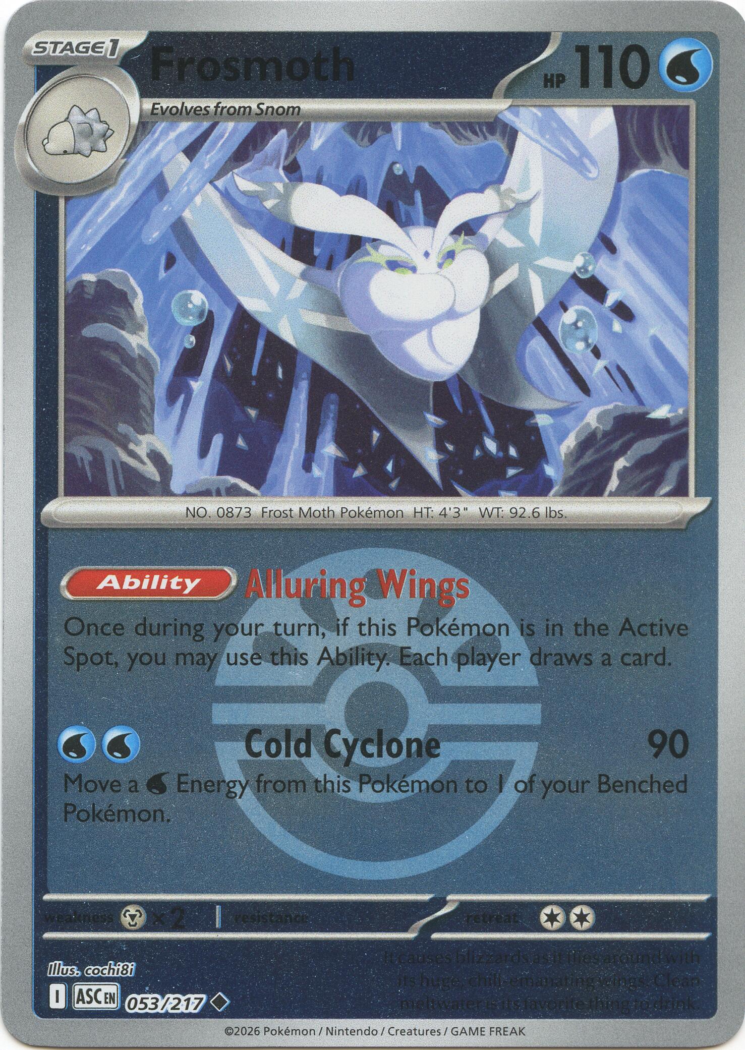 Frosmoth (053/217) (Friend Ball) [Mega Evolution: Ascended Heroes] | Chromatic Games