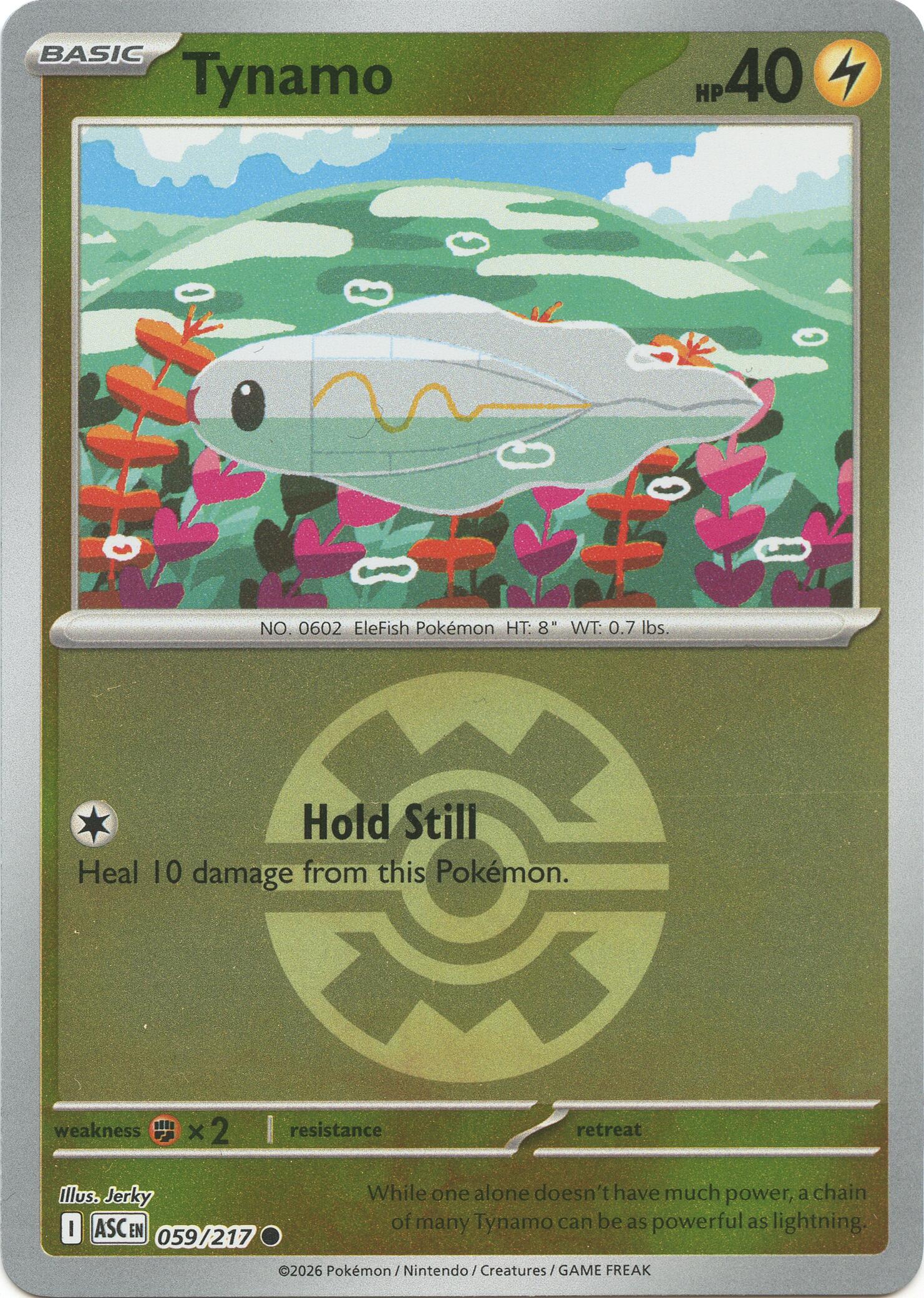 Tynamo (059/217) (Quick Ball) [Mega Evolution: Ascended Heroes] | Chromatic Games