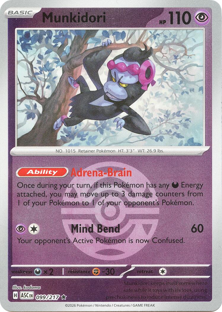 Munkidori (099/217) (Dusk Ball) [Mega Evolution: Ascended Heroes] | Chromatic Games