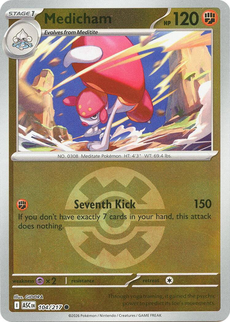 Medicham (104/217) (Quick Ball) [Mega Evolution: Ascended Heroes] | Chromatic Games