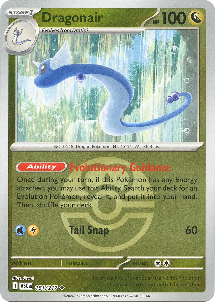 Dragonair (151/217) (Love Ball) [Mega Evolution: Ascended Heroes] | Chromatic Games