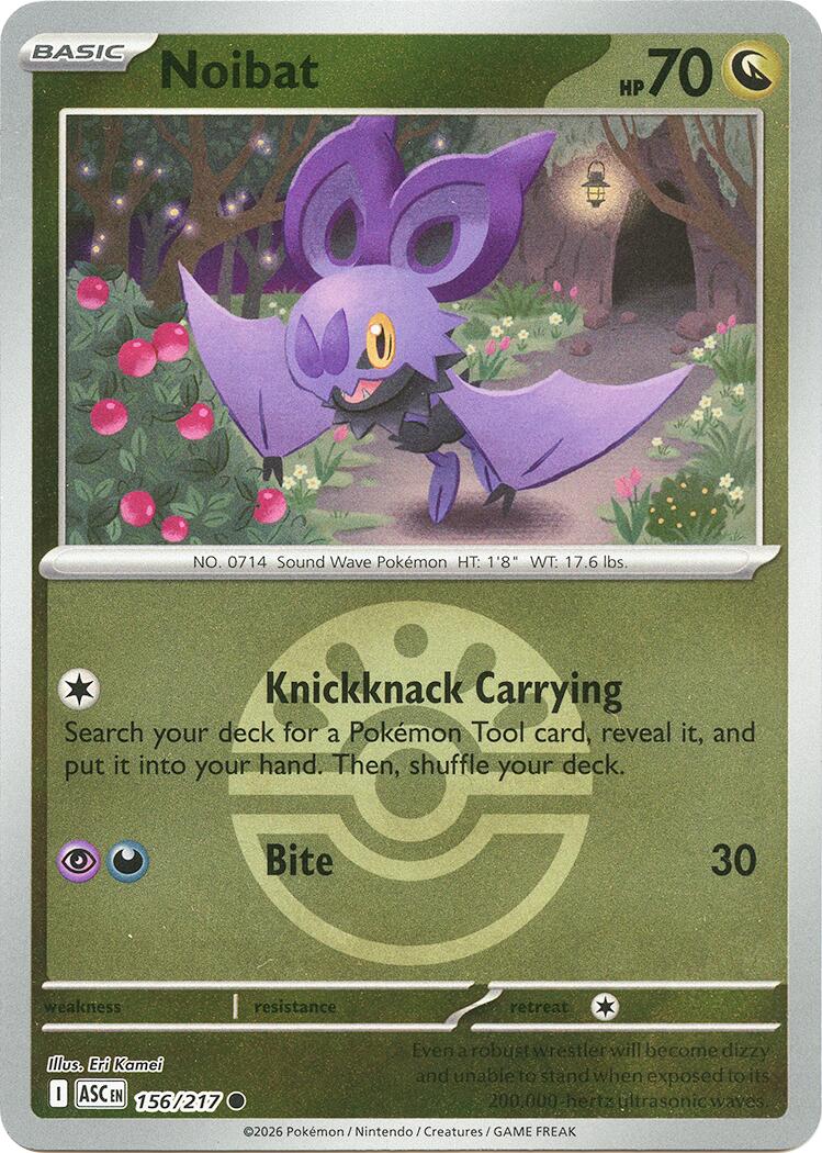 Noibat (156/217) (Friend Ball) [Mega Evolution: Ascended Heroes] | Chromatic Games