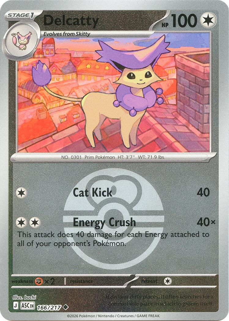 Delcatty (166/217) (Love Ball) [Mega Evolution: Ascended Heroes] | Chromatic Games