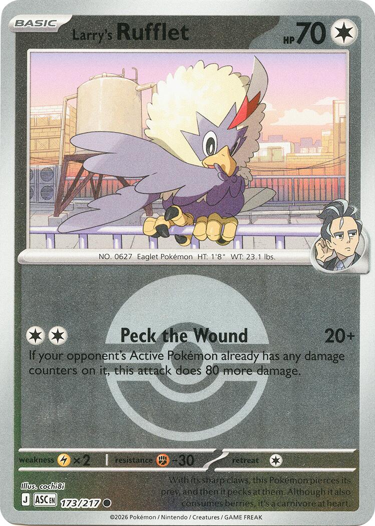 Larry's Rufflet (173/217) (Poke Ball) [Mega Evolution: Ascended Heroes] | Chromatic Games