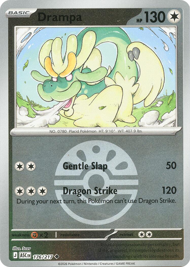 Drampa (176/217) (Friend Ball) [Mega Evolution: Ascended Heroes] | Chromatic Games