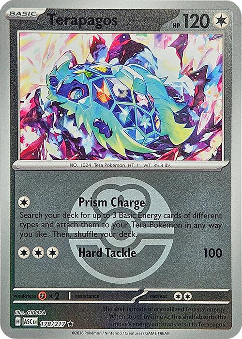 Terapagos (178/217) (Love Ball) [Mega Evolution: Ascended Heroes] | Chromatic Games