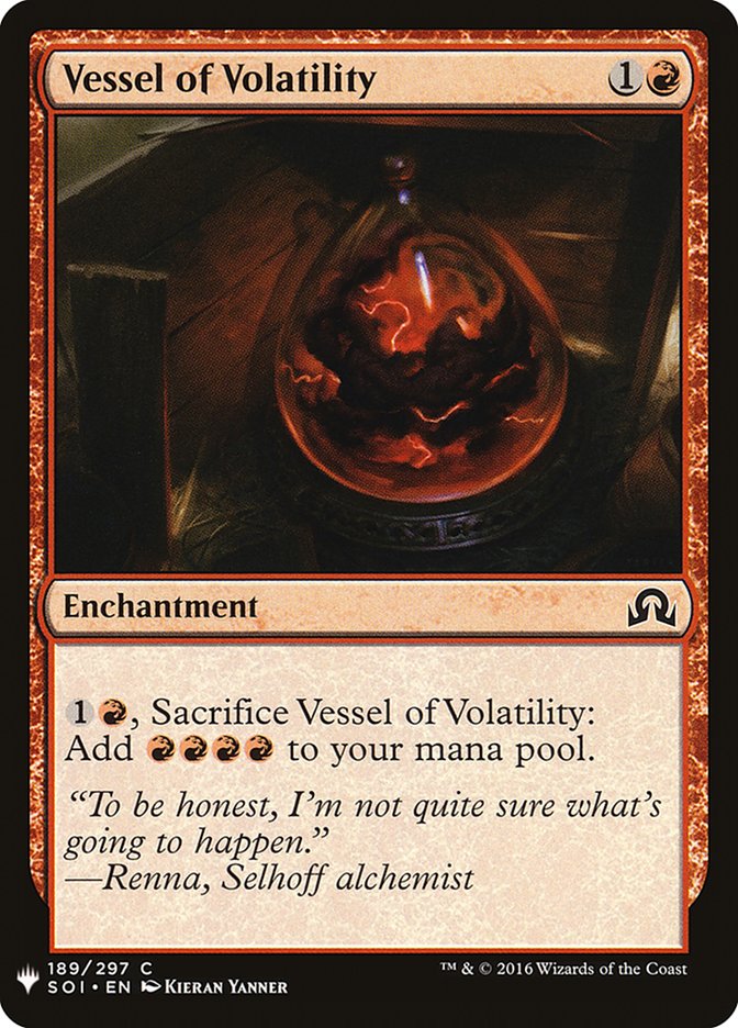 Vessel of Volatility [Mystery Booster] | Chromatic Games
