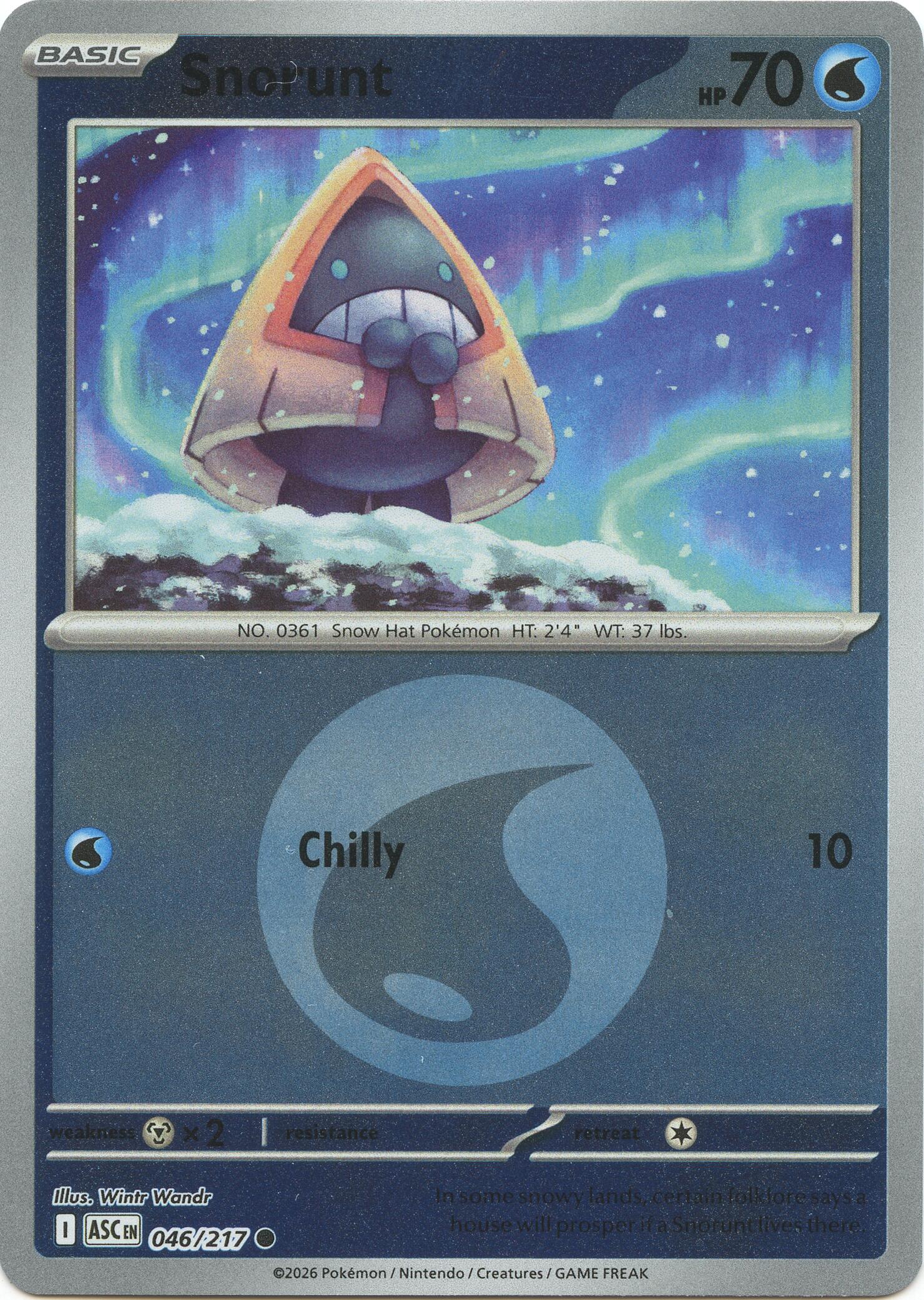 Snorunt (046/217) (Energy Symbol Pattern) [Mega Evolution: Ascended Heroes] | Chromatic Games