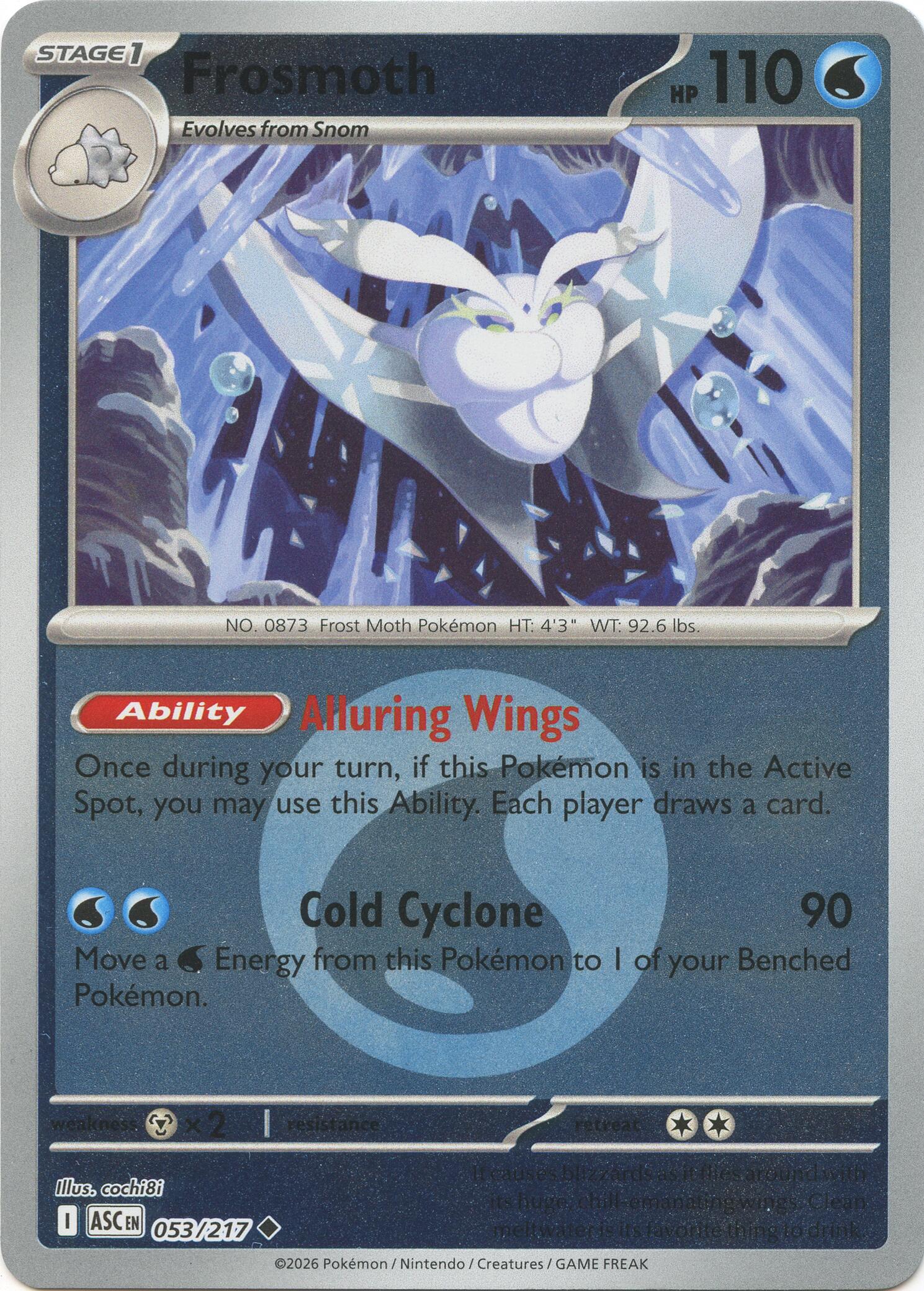 Frosmoth (053/217) (Energy Symbol Pattern) [Mega Evolution: Ascended Heroes] | Chromatic Games