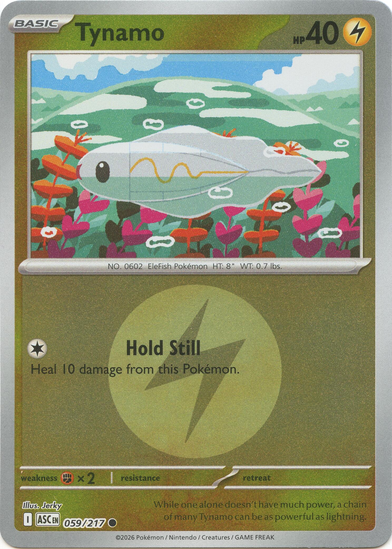 Tynamo (059/217) (Energy Symbol Pattern) [Mega Evolution: Ascended Heroes] | Chromatic Games