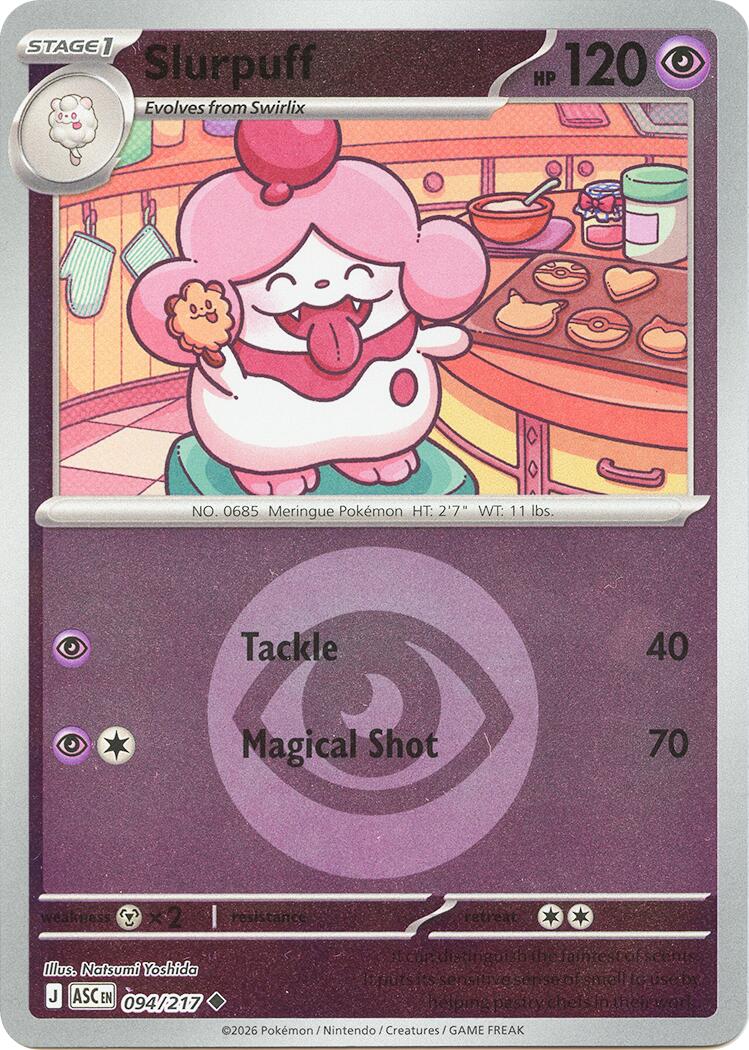 Slurpuff (094/217) (Energy Symbol Pattern) [Mega Evolution: Ascended Heroes] | Chromatic Games