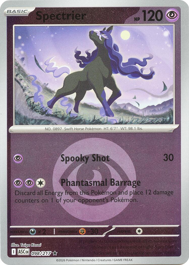 Spectrier (098/217) (Energy Symbol Pattern) [Mega Evolution: Ascended Heroes] | Chromatic Games