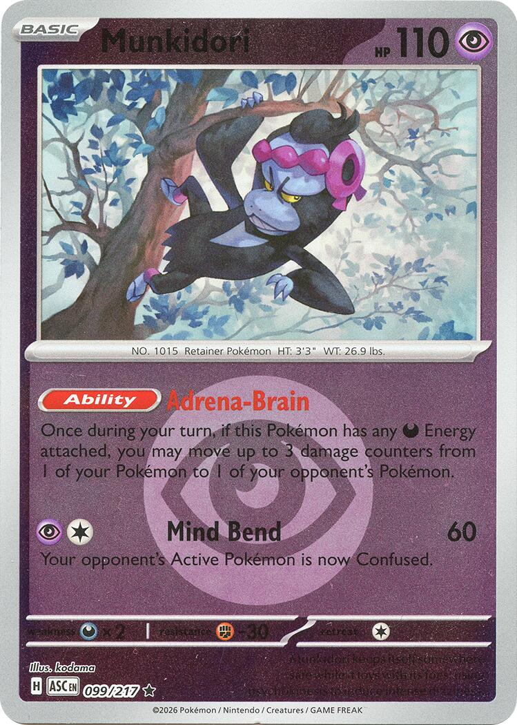 Munkidori (099/217) (Energy Symbol Pattern) [Mega Evolution: Ascended Heroes] | Chromatic Games