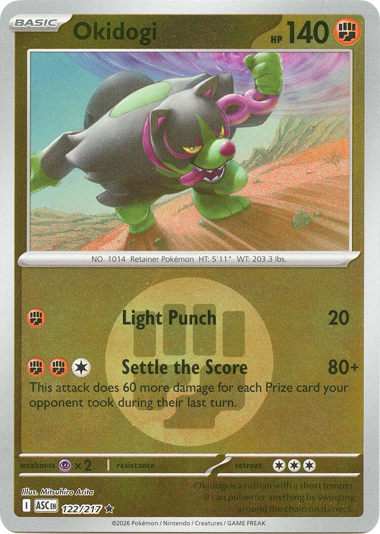 Okidogi (122/217) (Energy Symbol Pattern) [Mega Evolution: Ascended Heroes] | Chromatic Games