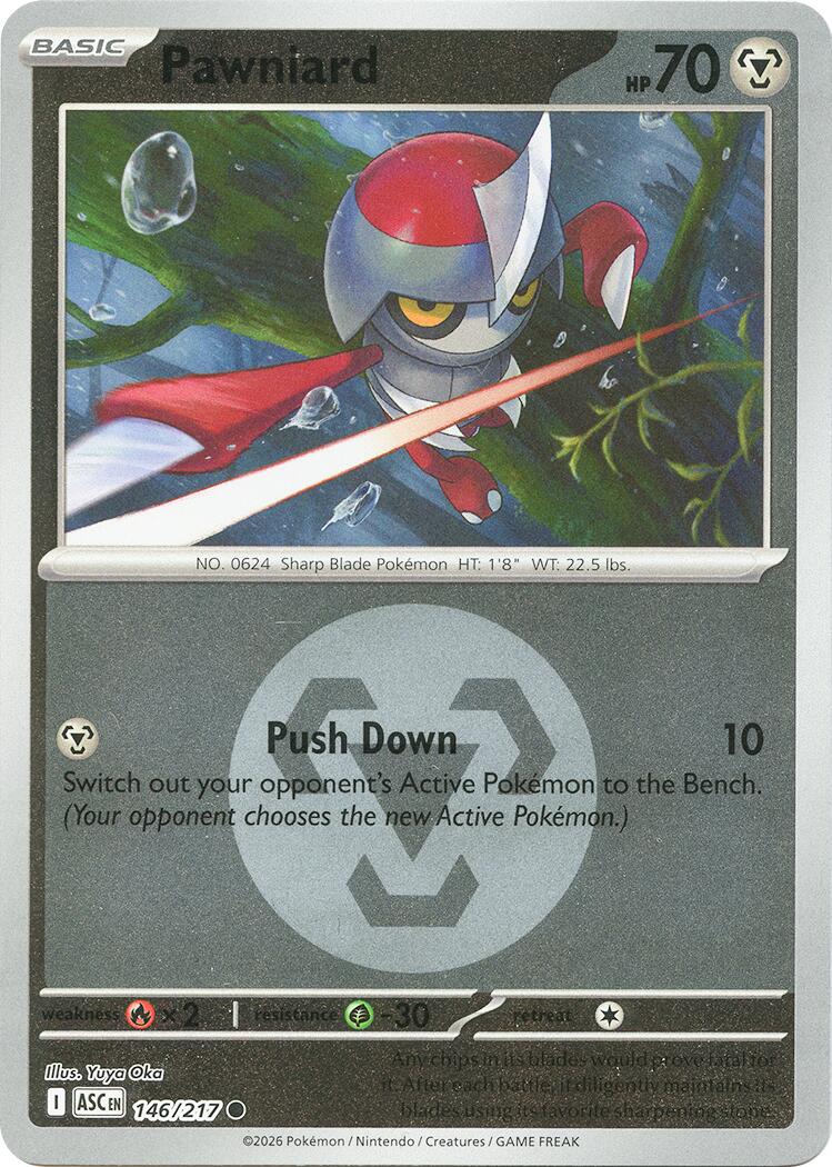 Pawniard (146/217) (Energy Symbol Pattern) [Mega Evolution: Ascended Heroes] | Chromatic Games