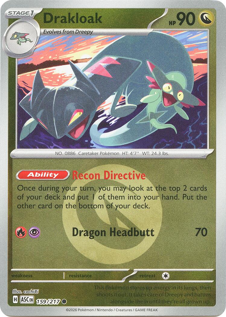 Drakloak (159/217) (Energy Symbol Pattern) [Mega Evolution: Ascended Heroes] | Chromatic Games