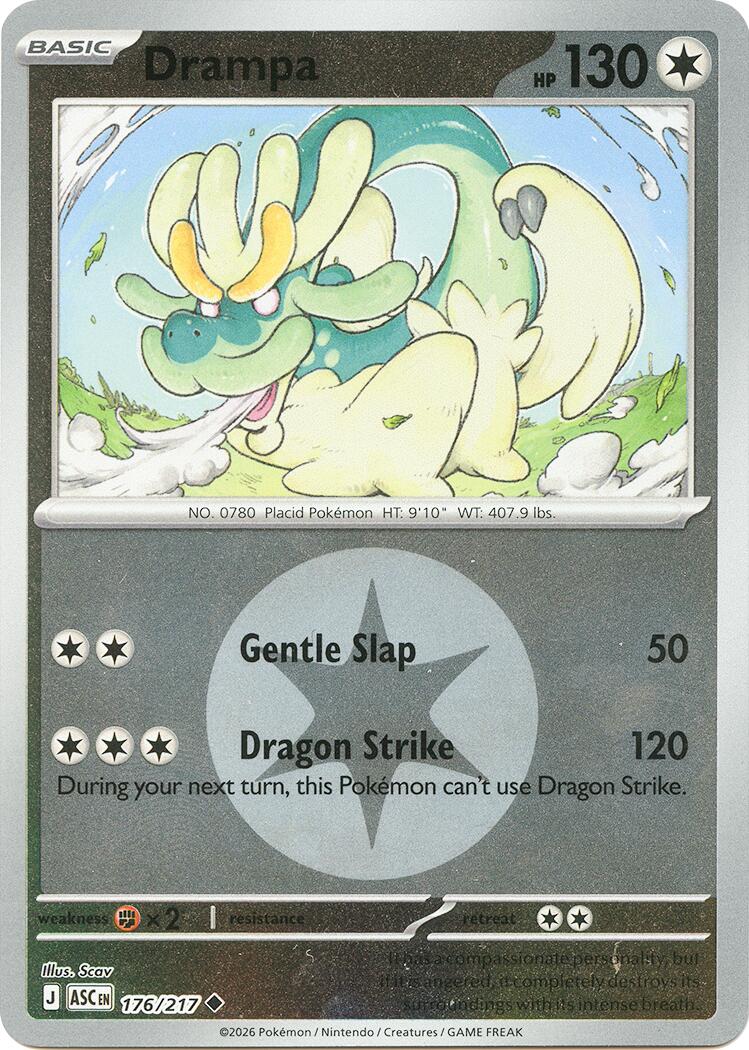 Drampa (176/217) (Energy Symbol Pattern) [Mega Evolution: Ascended Heroes] | Chromatic Games