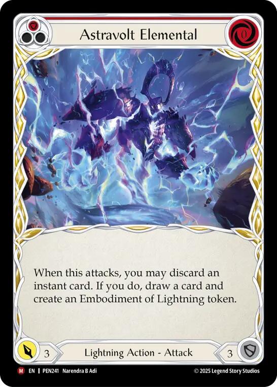 Astravolt Elemental (Red) [PEN241] (Compendium of Rathe) | Chromatic Games