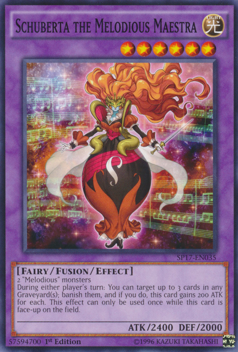 Schuberta the Melodious Maestra [SP17-EN035] Starfoil Rare | Chromatic Games