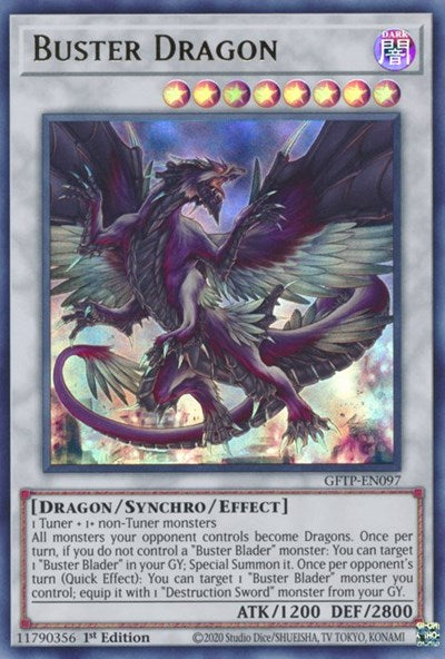 Buster Dragon [GFTP-EN097] Ultra Rare | Chromatic Games