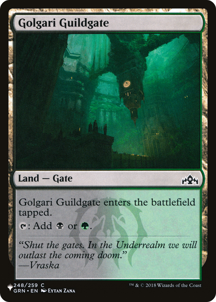 Golgari Guildgate [The List] | Chromatic Games